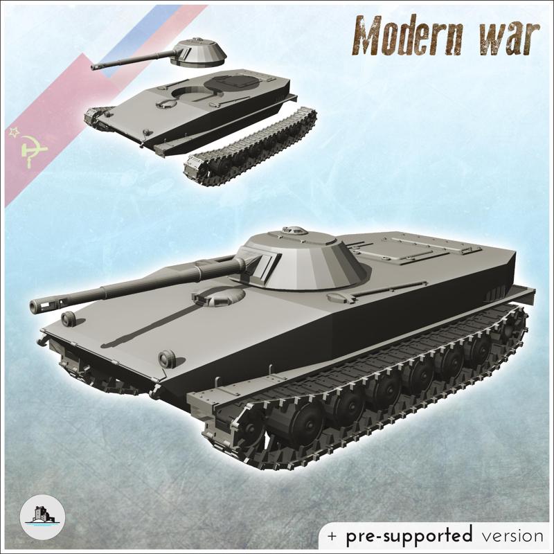 PT-76 Soviet amphibious light tank - Soviet Union Communism Red Army Military Russia Cold Era War
