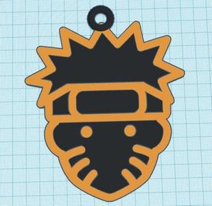 Key ring naruto_rostro