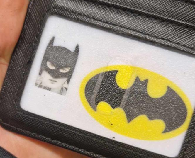 batmat license mask card