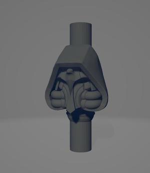 Warhammer Inspired Warden of the dark cells Hookah Mouthpiece