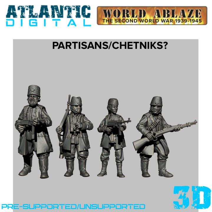 Partisans or Chetniks (4 Figure Set)