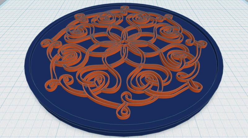 Celtic Mandala Coaster 35