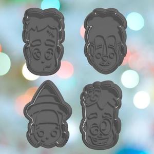 Halloween Faces Cookie Cutter Set
