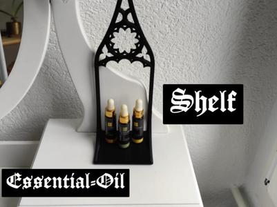 Essential Oil Shelf – Aromatherapy Display Stand