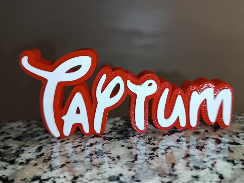 Disney Name Sign Taytum Kid Room Wall Decor Tag