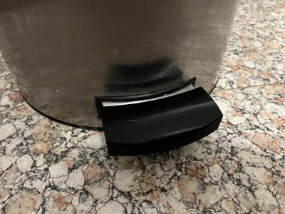 Trash can foot pedal