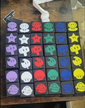 Mario Qwirkle - Single Color Printers