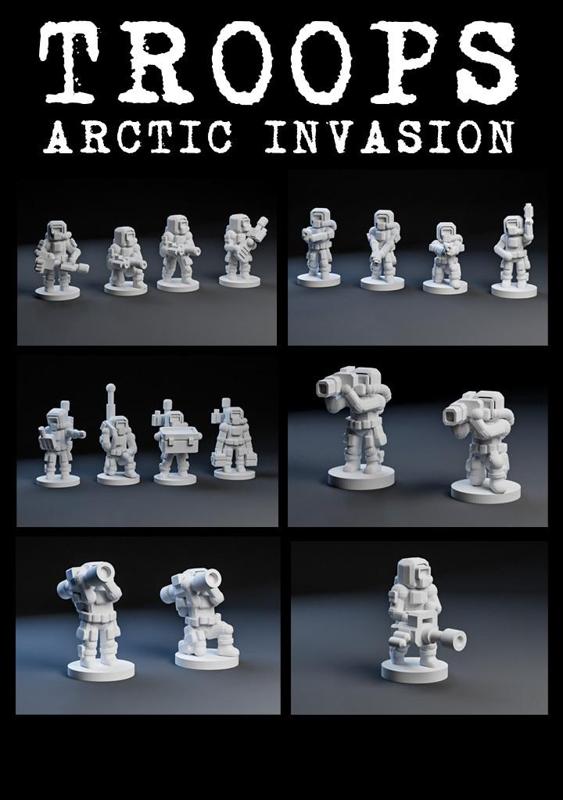 ARCTIC INVASION TROOPS