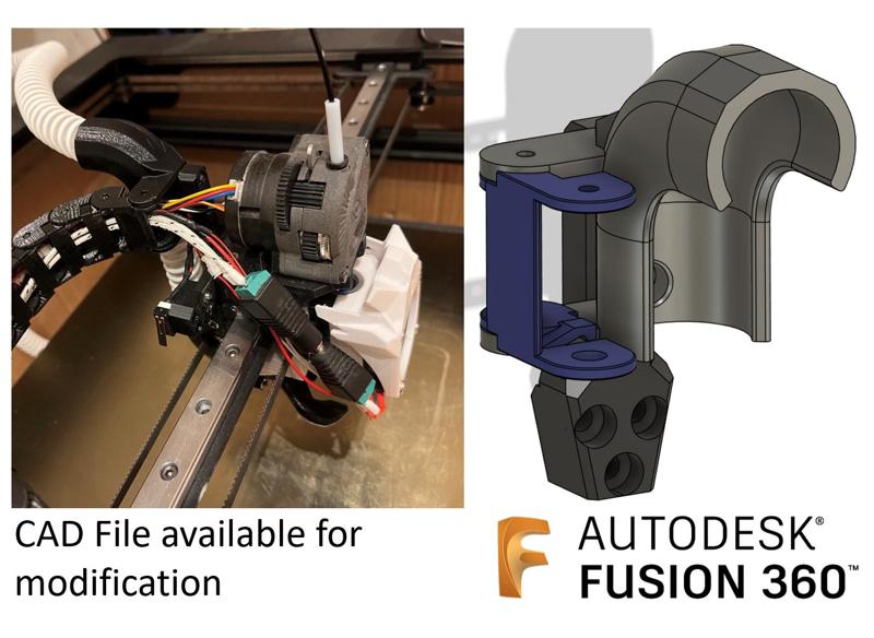 CPAP & Cable Chain Mount EVA 2.4 Compatible