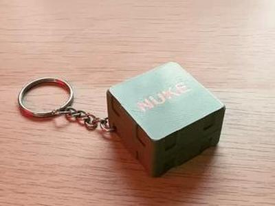 NUKE Button - Keychain