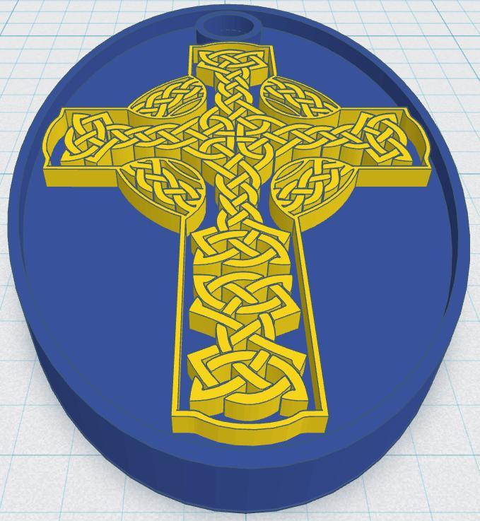 Celtic Cross Keytag 27