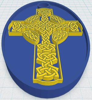 Celtic Cross Keytag 27
