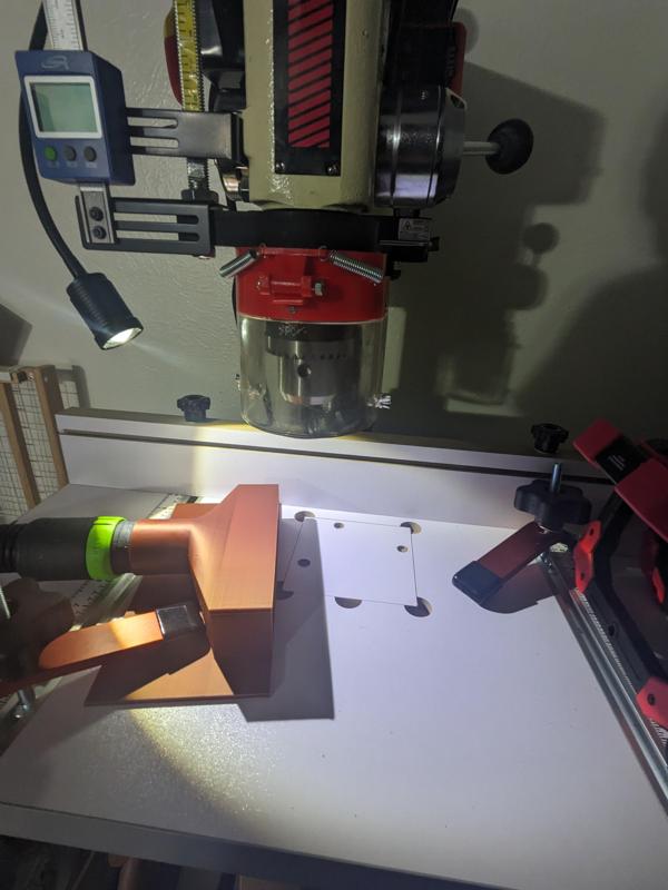 mountable small dust collector hood adapter (large opening version)