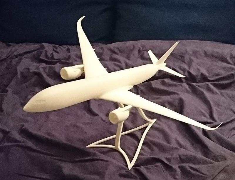 A350-900 XWB Ultra High Fidelity model for 3D printing