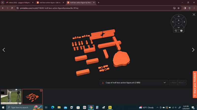 troll face action figure