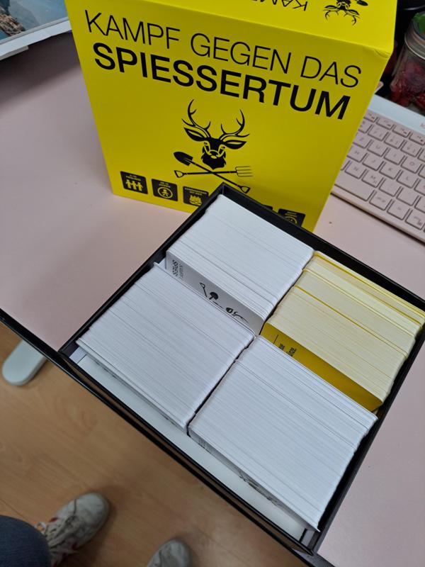 Kampf gegen das Spießertum Spieleinsatz