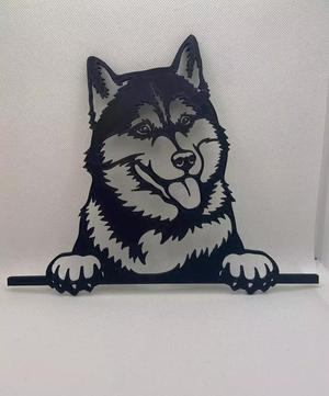 Husky dog decoration