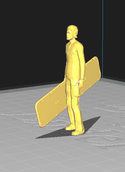 fireman with hard plan