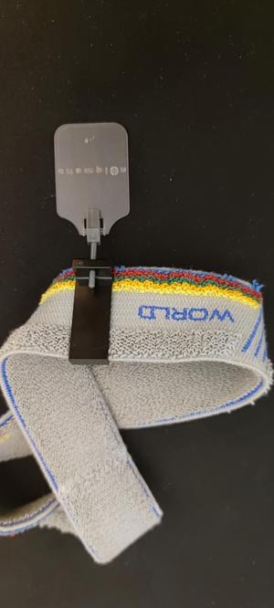 ISSF eye shield holder for headband