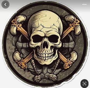 SKULL MEDALLION