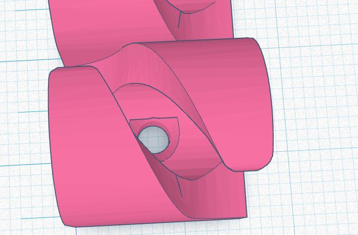 cable holder with holes