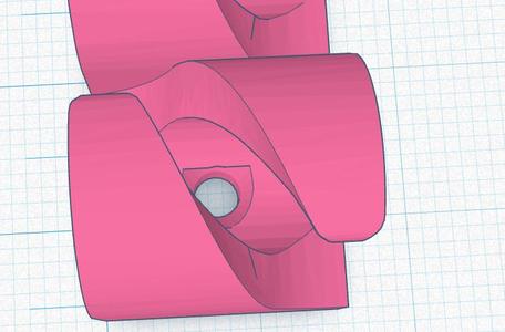 cable holder with holes