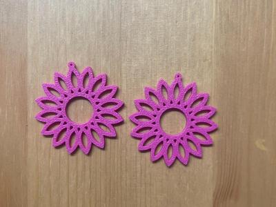 flower earrings