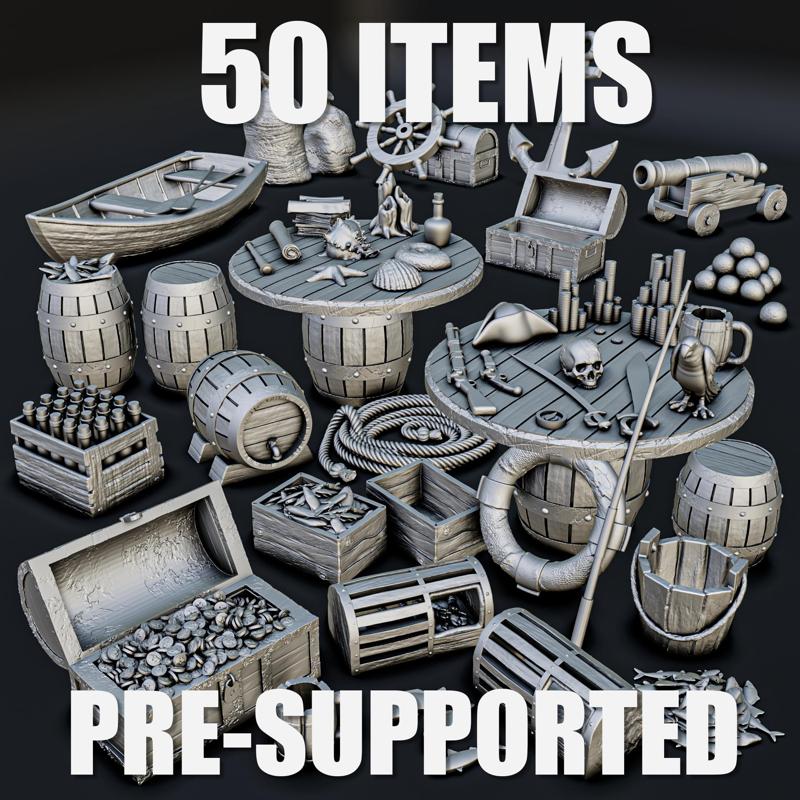Pirate Ship Diorama Pack