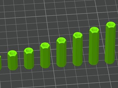 M4 Stud Long Nut 5mm-50mm Various Sizes