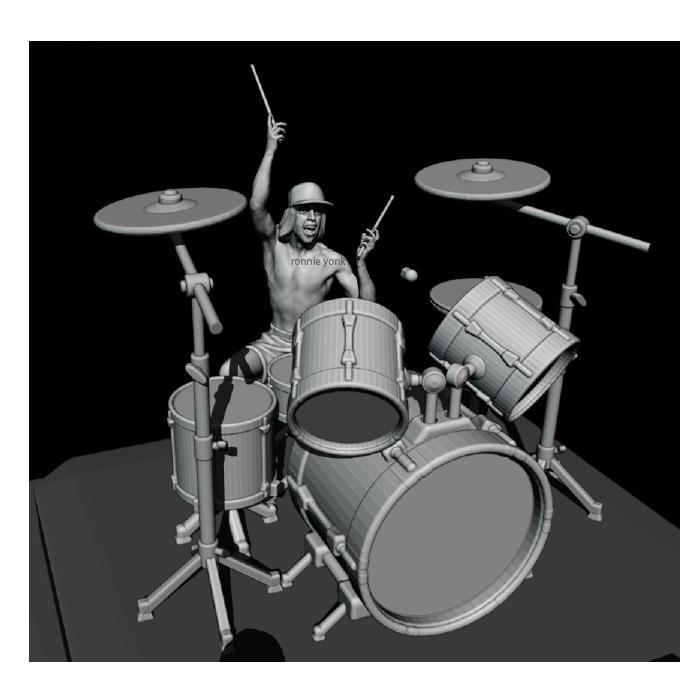 Dave Grohl - Nirvana 3Dprinting