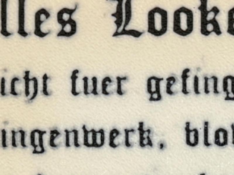 The old "German" sign. (Blinkenlights!)
