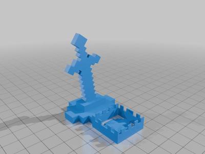 Technoblade sword and crown