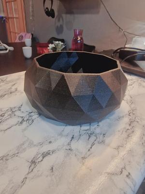 Low poly bowl