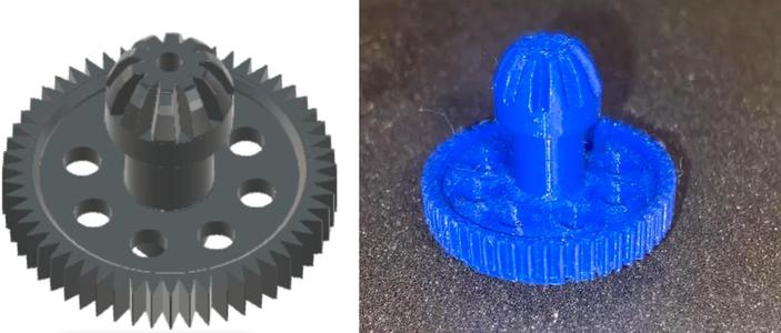 Laegendary  1:10 RC Car Gear Replacment