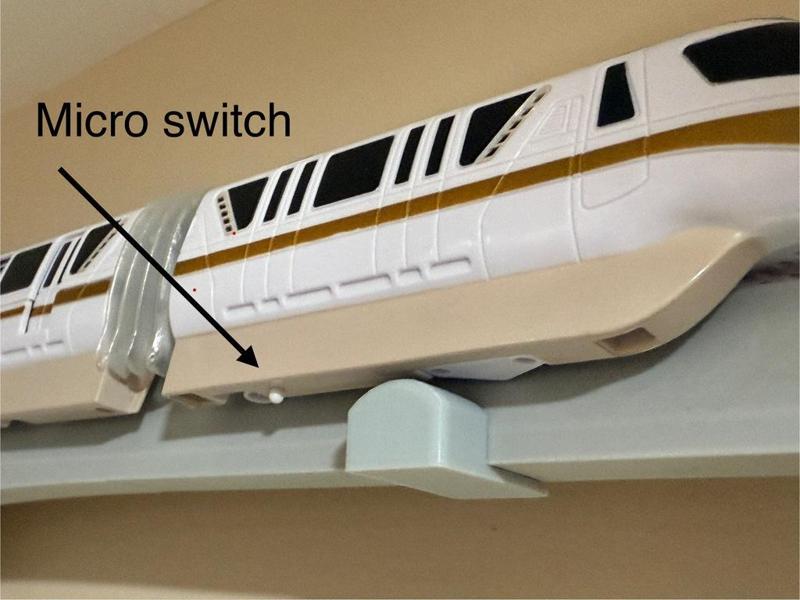 Disney Monorail Playset Track Microswitch Actuator 