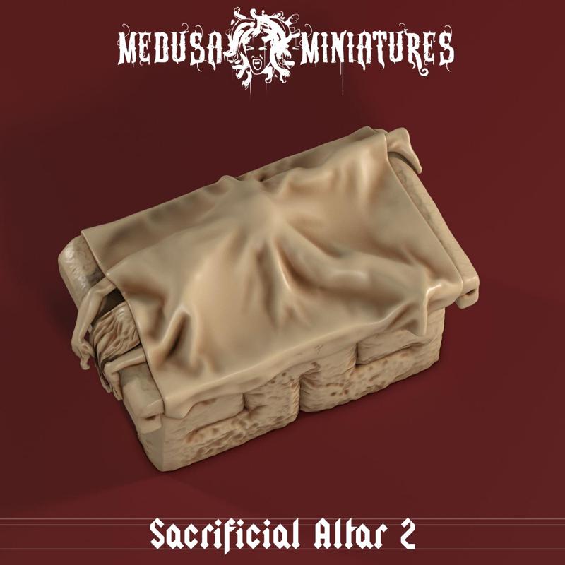 Sacrificial Altar 2 – Shrouded Stone Slab of Dread
