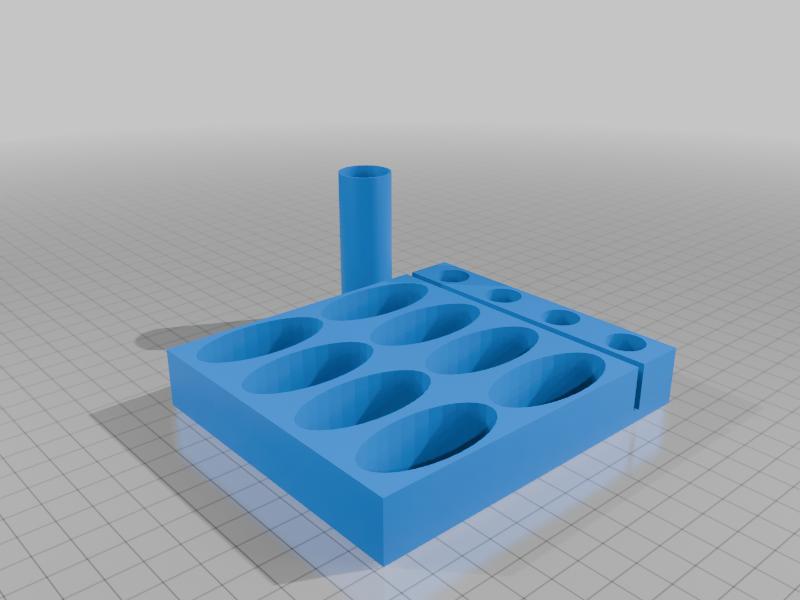 Aquarium Test Kit Test Tube. Bottle and syringe holder