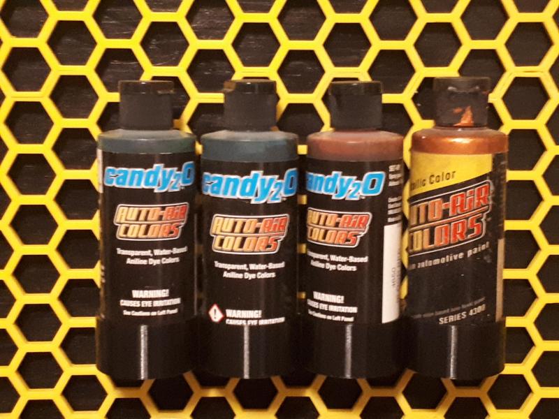 Createx 4oz Bottle Holders for the Honeycomb Wall System