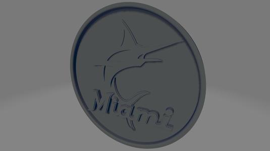 Miami Marlins Coaster