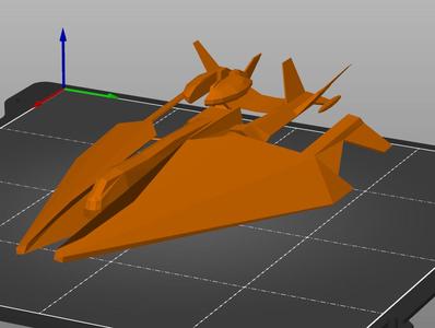 Terran Enforcer Spaceship from Earth and Beyond