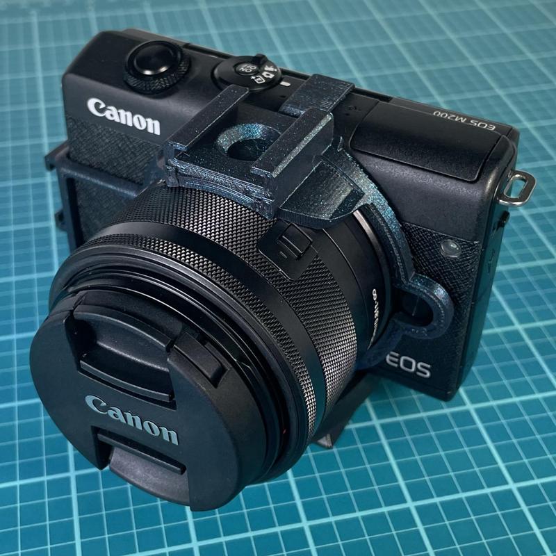 Minimal Canon EOS M200 Cold Shoe Rig