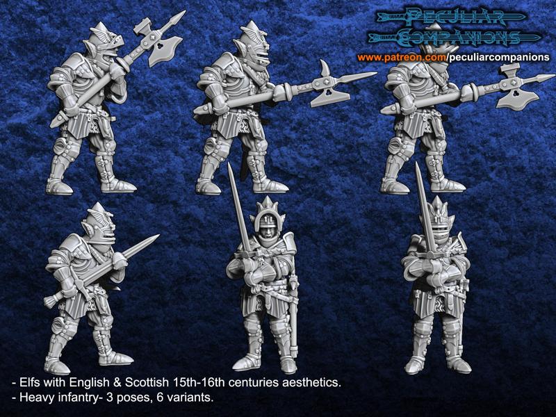Anglo-Scottish Elfs - Heavy infantry