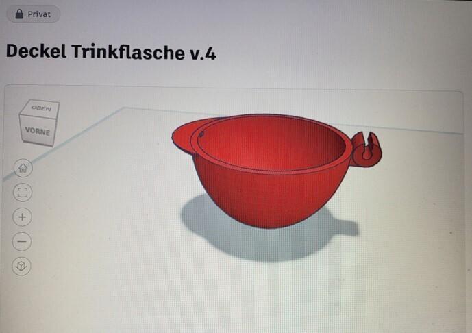 Lid drinking bottle emsa Teens Titan