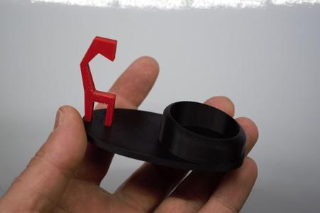 Citadel paint pot holder with lid hanger