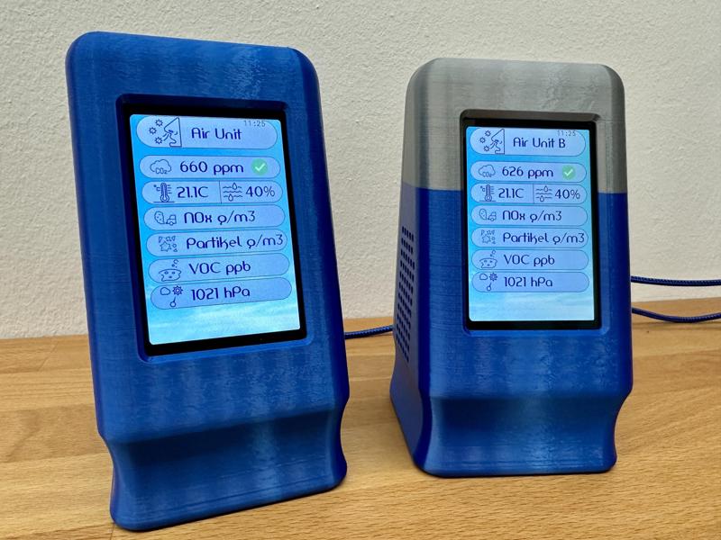 WT32-SC01 + SEN5X + SenseAir S8 Housing