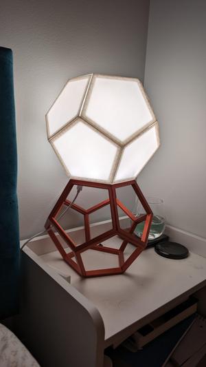 Dodecahedron Lamp