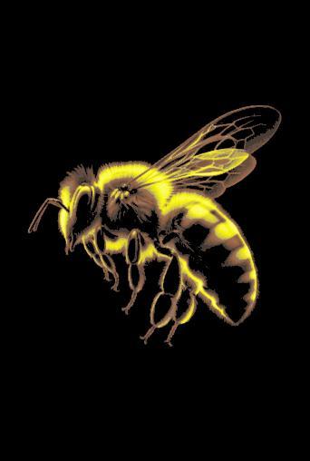 Bee "Filament Painting"