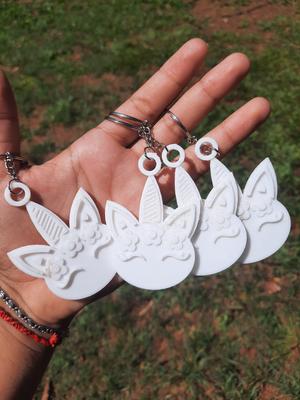 Unicorn keychain