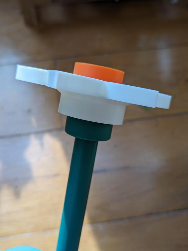 Adapter for Lego Wreath Flowers to fit on Lego Bush/ Flower Pot