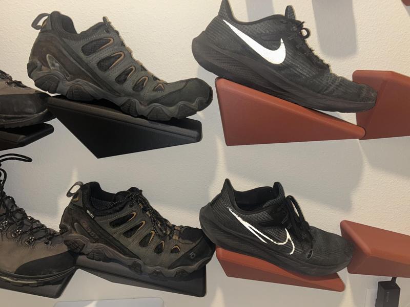 Shoe Mount Wall Display